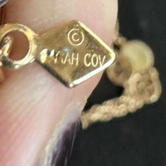 Vintage Sarah Coventry 'Taste of Honey' Necklace - 38 Inches - Picture 6 of 8